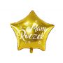 Balon foliowy Gwiazdka - Mam Roczek, 48cm, złoty - 2