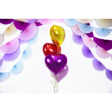 Balon foliowy Serce, 45cm, ciemny róż - 2
