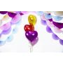 Balon foliowy Serce, 45cm, ciemny róż - 3