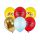 Balony Happy Birthday, 30cm, mix kolorów, 6 sztuk