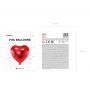 Balon foliowy Serce, 61cm, czerwony - 4