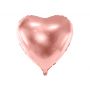 Balon foliowy Serce, 72x73cm, różowe złoto - 2