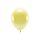 Balony Eco metalizowane, 26cm, jasny złoty, 10 sztuk