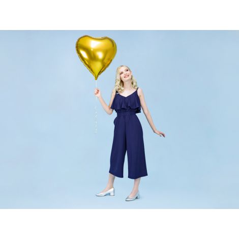 Balon foliowy Serce, 61cm, złoty - 2