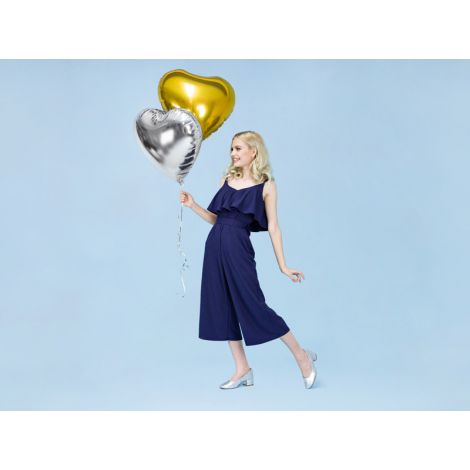 Balon foliowy Serce, 61cm, złoty - 4
