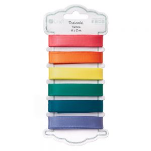 Tasiemki satynowe dpCraft Brights, 6x2m