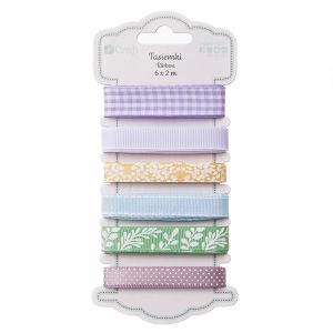 Tasiemki satynowe dpCraft Lilac, 6x2m