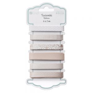 Tasiemki satynowe dpCraft Linen, 6x2m