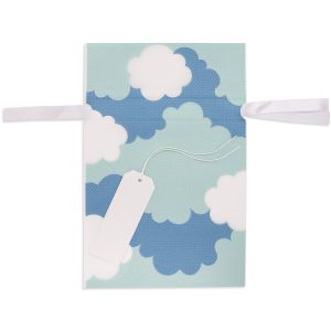 Torebka Prezentowa 20x30cm, Chmurki Blue