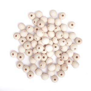 Koraliki drewniane dpCraft Kulki 12mm, 40g