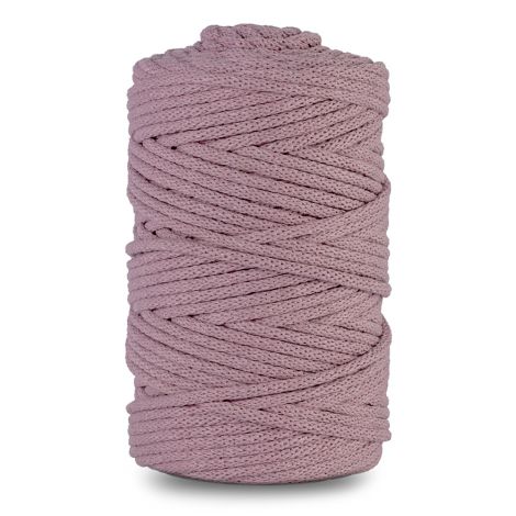 Sznurek do Makramy dpCraft Pleciony 5mm x 100m, Brudny Różowy