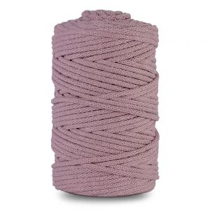 Sznurek do Makramy dpCraft Pleciony 5mm x 100m, Brudny Różowy