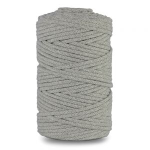 Sznurek do Makramy dpCraft Pleciony 5mm x 100m, Szary