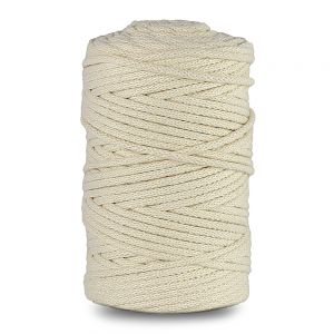 Sznurek do Makramy dpCraft Pleciony 5mm x 100m, Kość Słoniowa