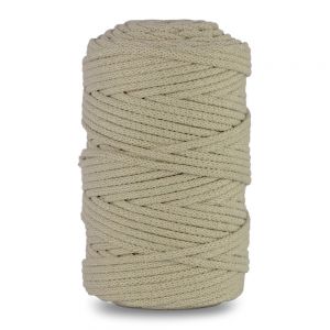 Sznurek do Makramy dpCraft Pleciony 5mm x 100m, Jasny Beżowy