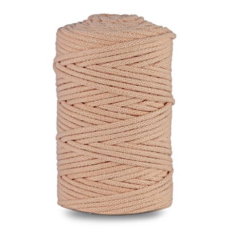 Sznurek do Makramy dpCraft Pleciony 5mm x 100m, Łososiowy