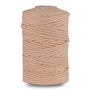 Sznurek do Makramy dpCraft Pleciony 5mm x 100m, Łososiowy