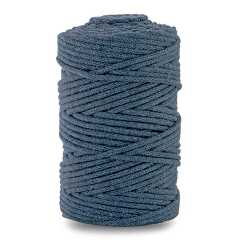 Sznurek do Makramy dpCraft Pleciony 5mm x 100m, Jasny Jeans