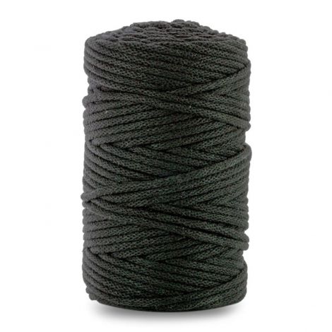 Sznurek do Makramy dpCraft Pleciony 5mm x 100m, Czarny