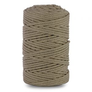 Sznurek do Makramy dpCraft Pleciony 5mm x 100m, Ciemny Beżowy