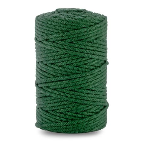 Sznurek do Makramy dpCraft Pleciony 5mm x 100m, Butelkowa Zieleń
