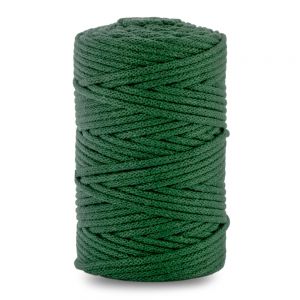 Sznurek do Makramy dpCraft Pleciony 5mm x 100m, Butelkowa Zieleń