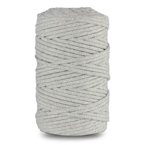Sznurek do Makramy dpCraft Pleciony 5mm x 100m, Jasny Szary