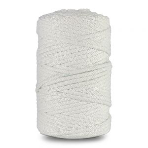 Sznurek do Makramy dpCraft Pleciony 5mm x 100m, Biały
