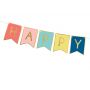 Baner Happy Birthday, 15 x 175 cm, mix kolorów - 3