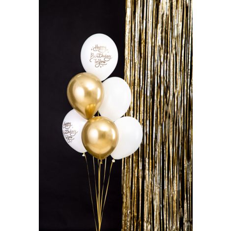 Balony Happy Birthday To You, 30cm, mix kolorów, 6 sztuk - 2