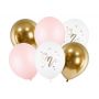 Balony One, 30cm, Pastel Pale Pink, 6 sztuk - 2