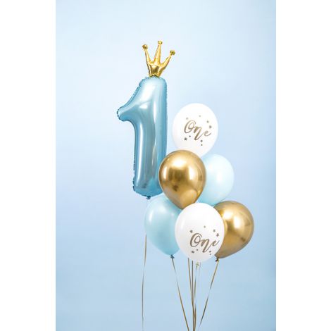 Balony One, 30cm, Pastel mix, 6 sztuk - 2