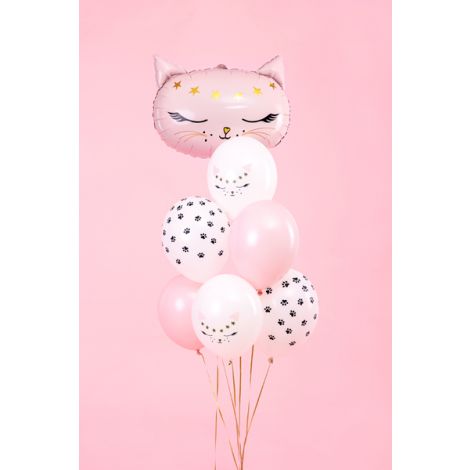 Balony Kotek, 30cm, mix kolorów, 6 sztuk - 2