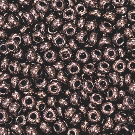 Koraliki szklane Knorr Prandell 2.5mm, Brązowe metaliczne
