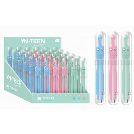 Cyrkiel Interdruk Pastel z Etui
