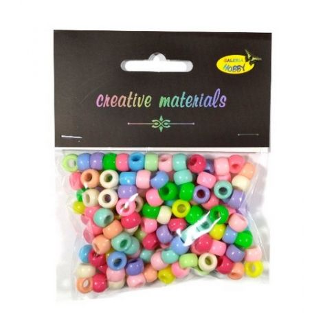 Koraliki 6mm/150szt Mix Kolorów Pastelowych