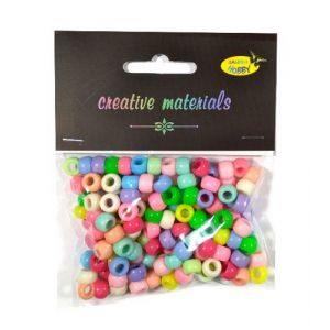 Koraliki 6mm/150szt Mix Kolorów Pastelowych