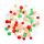 Pompony pluszowe dpCraft Jolly Christmas, 80szt