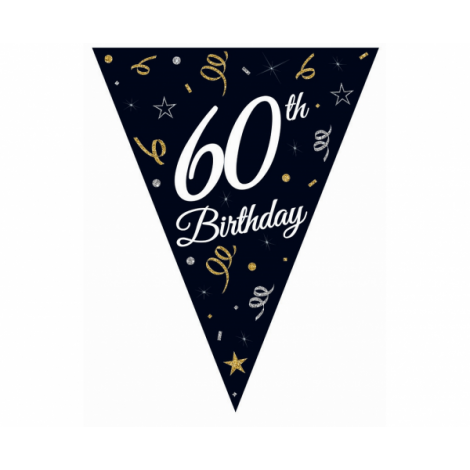 Girlanda papierowa B&C z flagami "60"
