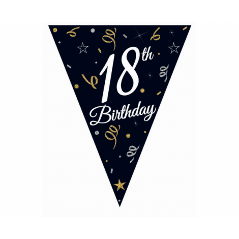Girlanda papierowa B&C z flagami "18"