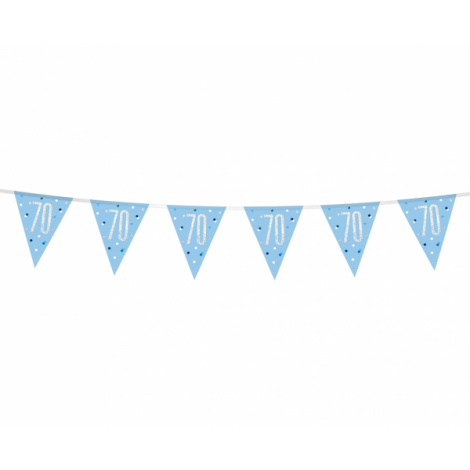 Banner Glitz 70  flagi, niebieski, 274 cm