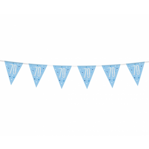 Banner Glitz 70  flagi, niebieski, 274 cm