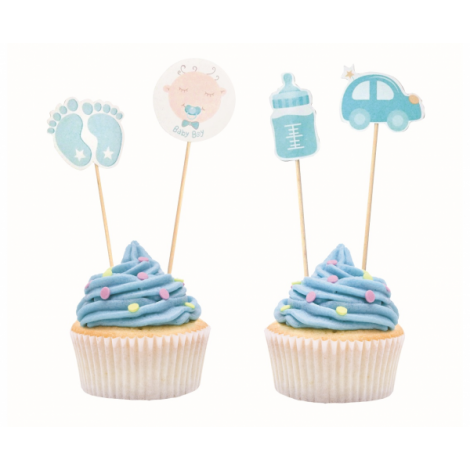 Pikery B&G Baby Boy, jasnoniebieskie 12 szt.