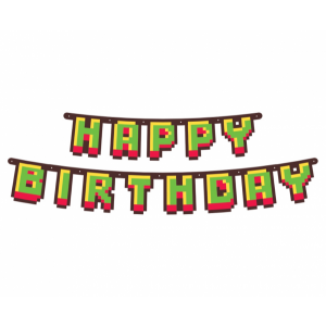 Girlanda papierowa Happy Birthday - Game On