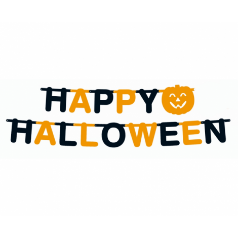Girlanda foliowa "Happy Halloween"