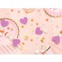 Dekoracje do muffinek Sweet Love - Serca, ciemny różowy, 6 sztuk - 5
