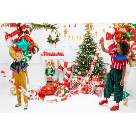 Stojący balon foliowy Dziadek do orzechów, 34 x 85cm - 5