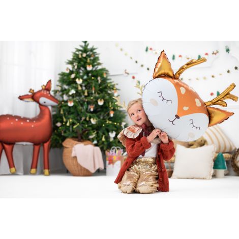 Balon foliowy Jelonek, 73x64cm, mix - 2