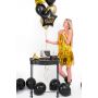 Balon foliowy Happy Birthday, 40cm, czarny - 3