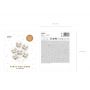Balony Bride to be, 30cm, Crystal Clear, 6 sztuk - 5